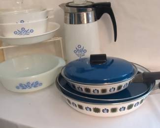 Blue And White Floral Dishes