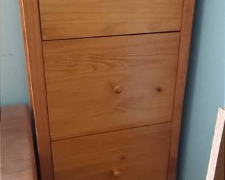 Wooden File Cabinet
