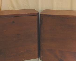 Wood Trashcans