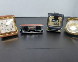 Vintage Clocks And Opera Glasses