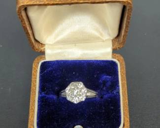Platinum And Diamond Ring
