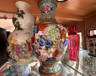 Cloisonne Vases