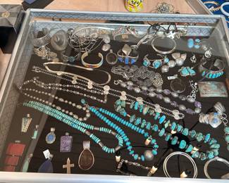 American Indian sterling and turquoise