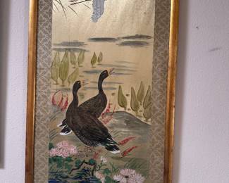 This is a beautiful vintage painting