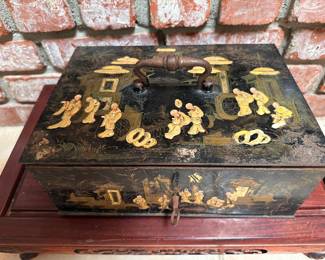 Metal finely painted safe box