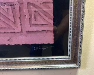 (5PCS) NATIVE AMERICAN WESTERN LOT BEADED BOW HAND BEADED NATIVE AMERICAN BOW W/QUIVER, TOMAHAWK, DREAM CATCHER, RUSSELL "1904" CATTLE DRIVE & FRANCO WINDOW TO THE PAST