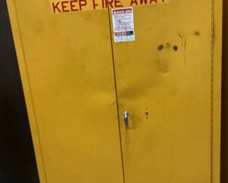 EAGLE FLAMMABLE FIRE SAFETY 2 DOOR CABINET No shipping Pickup only