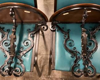 PAIR OF DECORATIVE WALL SHELVES NO SHIPPING PICKUP ONLY