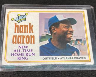 1974 TOPPS HANK AARON #1 NEW ALL-TIME HOME RUN KING