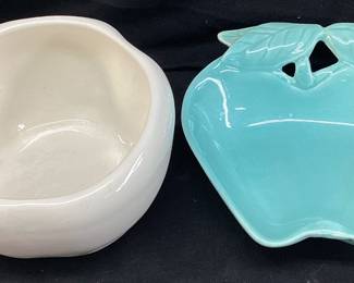 HOENIG CALIFORNIA APPLE DISH & DIP BOWL