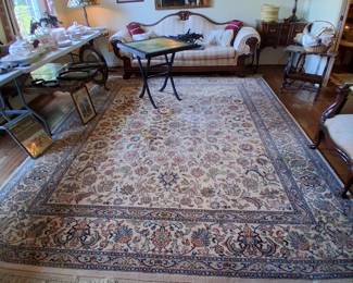 oriental rug, sofa, etc