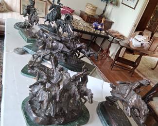 Authenticated Remington Bronzes by the Remington museum