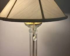 Beautiful Glass lamp $25.00