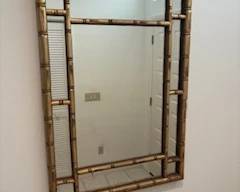 Beautiful bamboo mirror
