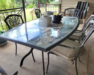Patio table and chairs