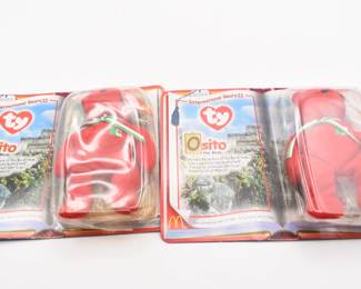 pair of McDonald's Ty Beanie Babies "Osito"