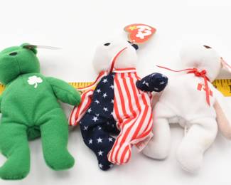 lot of 3 Teenie Beanie Babies