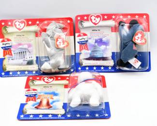 McDonald's American Trio Beanie Babies