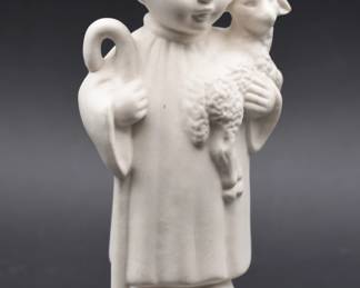 vintage Goebel bisque shepherd boy