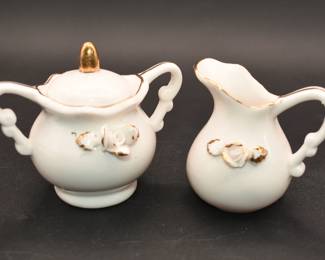 Enesco creamer and sugar set
