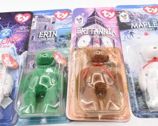 complete set of 1999 Ty Beanie Babies International Bears