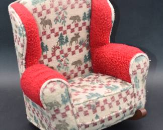 Red Doll Rocker Chair