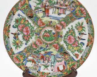 rose medallion plate