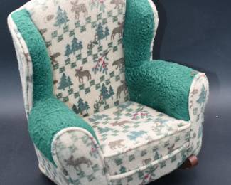 Green Doll Rocker Chair