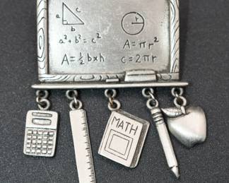 JJ math teacher brooch
