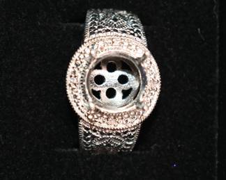 blank bezel stamped 925