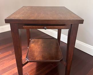 Mahogany side table