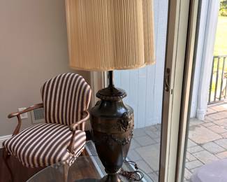 Vintage bronze lamp
