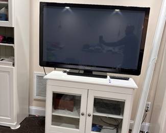 TV and IKEA cabinet