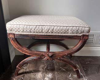Mahogany small bench