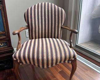 Vintage upholstered arm chair