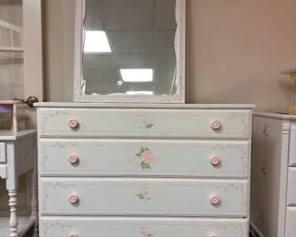 Vintage painted chest