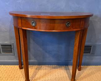 Mahogany console table
