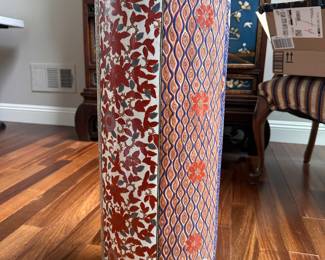 Imari patterned umbrella stand