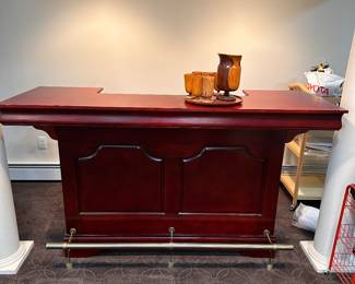 Mahogany bar