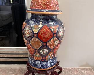 Imari Pattern jar