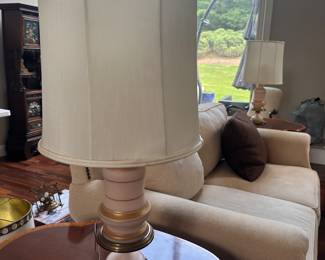 Pair vintage lamps