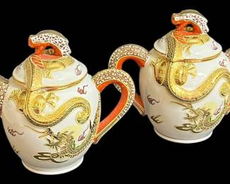 Gold Gilt Dragonware Moriage CS