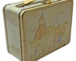 Holly Hobbie Schoolhouse Lunchbox Tin