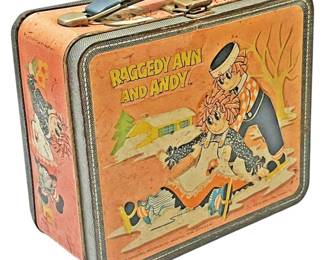 Raggedy Ann Andy Metal Lunchbox