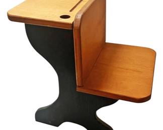 Doll SIze Vintage School Desk