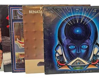Five 33RPM Vinyl Albums