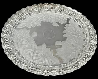 Studio Nova Winter Rose Cake Plate