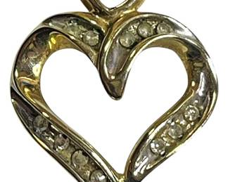 JWBR 14K Heart Pendant