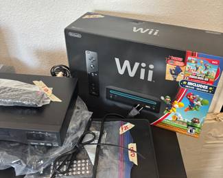 DVD players plus Nintendo WII player