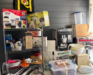 New kitchen gadgets.  Plus lots of baking dishes 